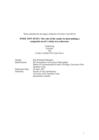 WOOL SPIN BURN: The role of the reader in determining a composite novel’s whole text coherence