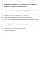 Apportionment of sources of fine and coarse particles in four major Australian cities by positive matrix factorisation