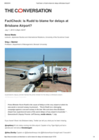 FactCheck: is Rudd to blame for delays at Brisbane Airport?