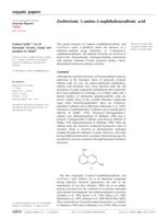 Polymeric anhydrous sodium 2-amino-benzensulfonate