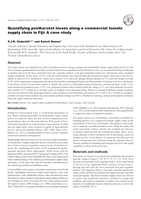 Quantifying postharvest losses along a commercial tomato supply chain in Fiji