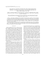 Isolation of Japanese encephalitis virus from mosquitoes (Diptera: Culicidae) collected in the Western Province of Papua New Guinea, 1997-1998
