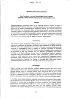 Marketing International Education