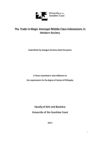 The Trade in Magic Amongst Middle-Class Indonesians in Modern Society