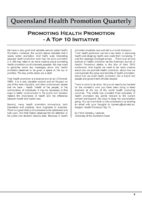Promoting Health Promotion - A Top 10 Initiative