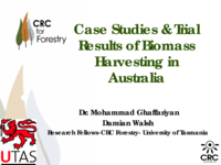 Case Studies & Trial Results of Biomass Harvesting in Australia