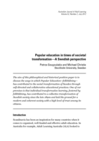 Popular education in times of societal transformation— A Swedish perspective