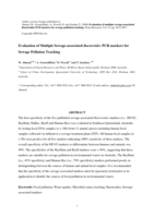 Evaluation of multiple sewage-associated Bacteroides PCR markers for sewage pollution tracking