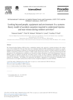 Looking beyond people, equipment and environment: Is a systems theory model of accident causation required to understand injuries and near misses during outdoor activities?