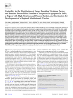 Variability in the Distribution of Genes Encoding Virulence Factors and Putative Extracellular Proteins of Streptococcus pyogenes in India, a Region with High Streptococcal Disease Burden, and Implication for Development of a Regional Multisubunit Vaccine