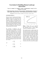 Uncertainty in modelling human-landscape interactions