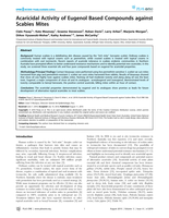 Acaricidal Activity of Eugenol Based Compounds against Scabies Mites