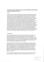 Improving Training in Enterprise Resource Planning Systems implementation through Communities of Practice