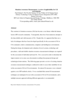 Situation awareness measurement: a review of applicability for C4i environments