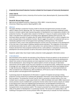 A spatially determined production function to model the fiscal impacts of community development