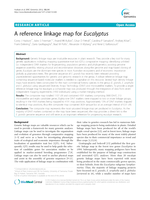 A reference linkage map for eucalyptus