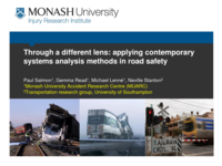 Through a different lens: applying contemporary systems analysis methods in road safety