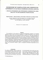 Chromosome set manipulations and hybridization experiments in gilthead seabream (Sparus aurata). I. Induction of gynogenesis and intergeneric hybridization using males of the red sea bream, Pagrus major