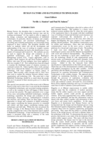 Human factors and battlefield technologies