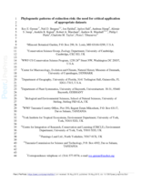 Phylogenetic patterns of extinction risk: the need for critical application of appropriate datasets