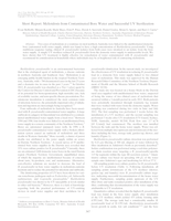 Short report: Melioidosis from contaminated bore water and successful UV sterilization