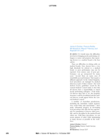 In the wake of hospital inquiries: impact on staff and safety: In Reply