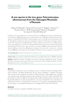 A new species in the tree genus Polyceratocarpus (Annonaceae) from the Udzungwa Mountains of Tanzania