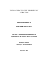 Visitor satisfaction with themed tourist attractions
