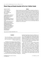 Climate Change and Hazards Associated with Ice Use in Northern Canada