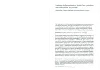 Exploring the Determinants of World-Class Agriculture and Food Systems: An Overview