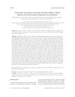 Generalist social bees maximize diversity intake in plant species-rich and resource-abundant environments