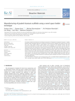 Manufacturing of graded titanium scaffolds using a novel space holder technique