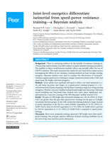 Joint-level energetics differentiate isoinertial from speed-power resistance training—a Bayesian analysis