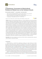 A preliminary assessment of horticultural postharvest market loss in the Solomon Islands