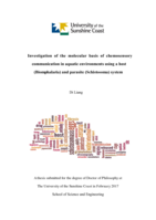 Investigation of the molecular basis of chemosensory communication in aquatic environments using a host (Biomphalaria) and parasite (Schistosoma) system