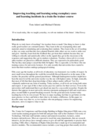 Improving teaching and learning using exemplary cases and learning incidents in a train the trainer course