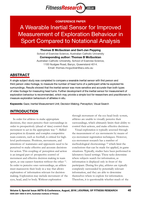 A Wearable Interial Sensor for Improved Measurement of Exploration behaviour in sport compared to notational analysis