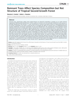 Remnant trees affect species composition but not structure of tropical second-growth forest