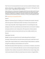 The role of environmental factors in search and rescue incidents in Nunavut, Canada