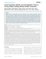 Social Cognition Deficits and Psychopathic Traits in Young People Seeking Mental Health Treatment