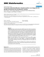 Computer-aided identification of polymorphism sets diagnostic for groups of bacterial and viral genetic variants