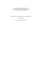 The Economic Impact of the Superannuation Tax Concessions on Statutory Participants