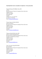 Operating theatre nurses' perceptions of competence: A focus group study