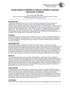 Using Hands-on Models to Improve Student Learning Outcomes in Statics