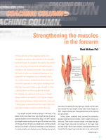 Strengthening the muscles in the forearm