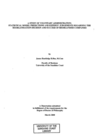 A study of voluntary administration: statistical model predictions and experts' judgements regarding the reorganisation decision and success of reorganised companies