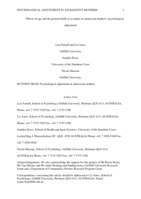 Effects of age and the preterm birth of an infant on adolescent mothers' psychological adjustment