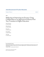 Reflecting on Improving our Practice: Using Collaboration as an Approach to Enhance First Year Transition in Higher Education