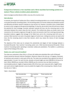 Comparison between a two machine and a three machine harvesting system in a mature Pinus radiata (radiata pine) plantation. Australian Forest Operations Research Alliance (AFORA) Industry Bulletin, Volume 18