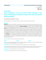 Plant propagation for environmental offset planting: a case study of endangered Pomaderris clivicola and near-threatened Bertya pedicellata